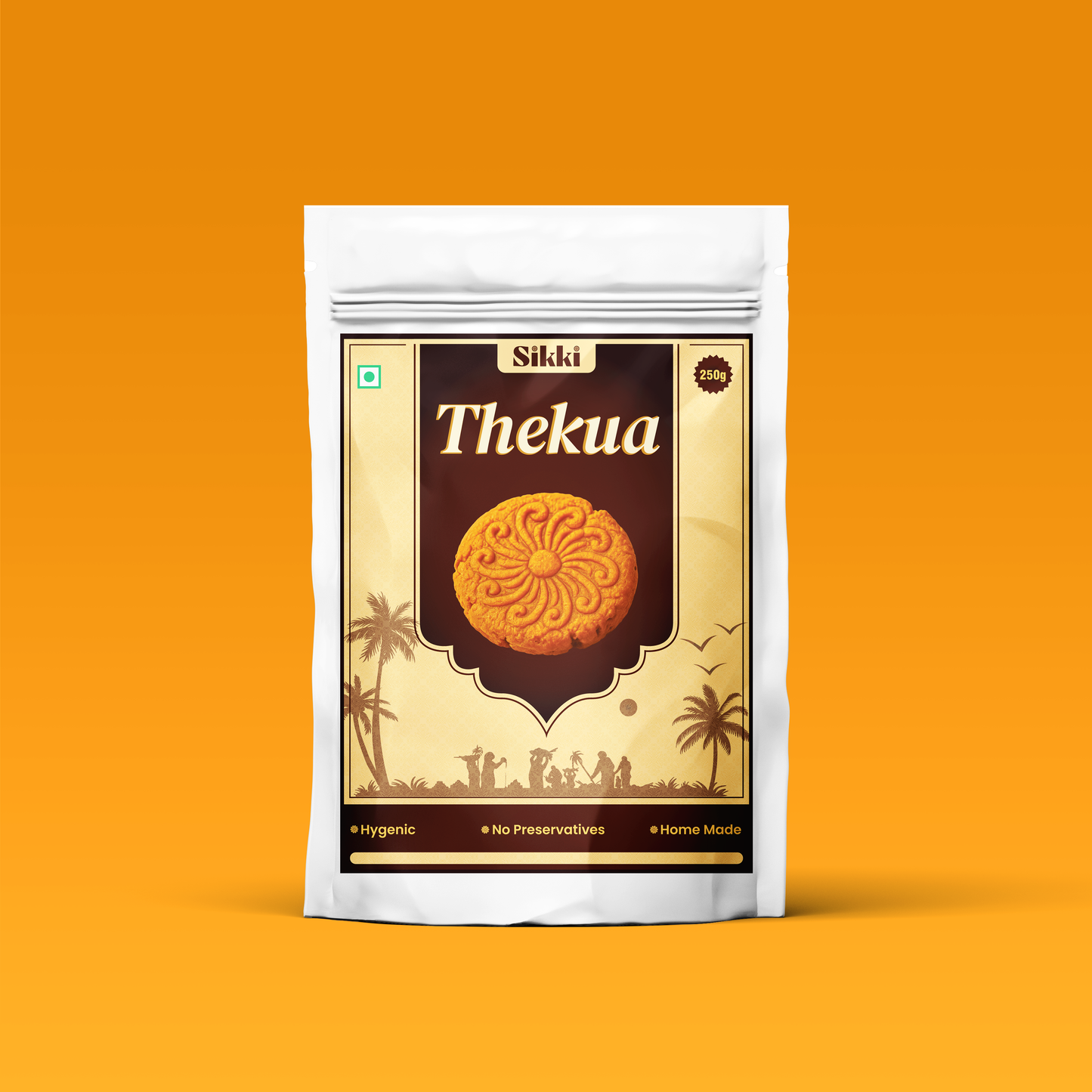 Thekua – 250g | Handmade Traditional Sweet Snack with Desi Ghee
