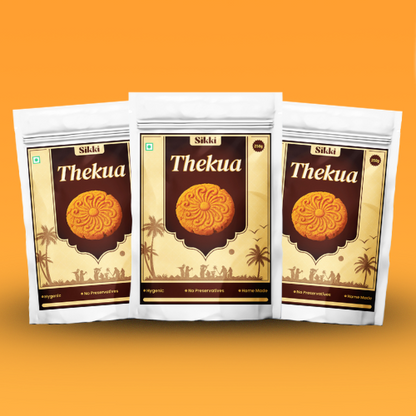 Thekua – 750g | Pack Of 3 | Handmade Traditional Sweet Snack with Desi Ghee and Extra Love